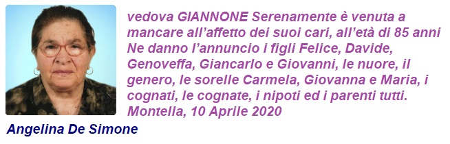 2020 04 10 Angelina De Simone