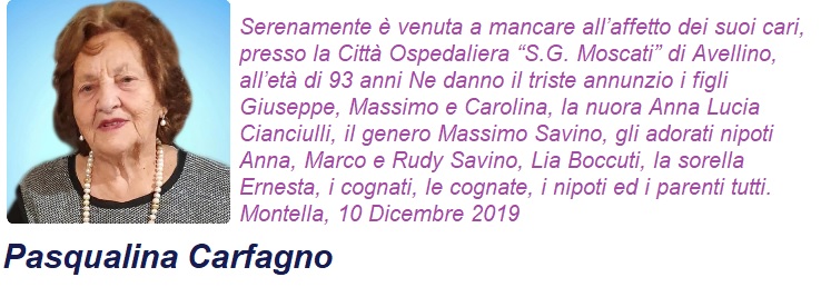 2019 12 10 Carfagno Pasqualina