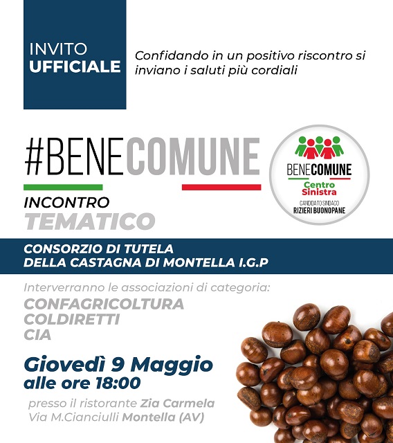 09 05 2019 Castagna Montella Bene comune