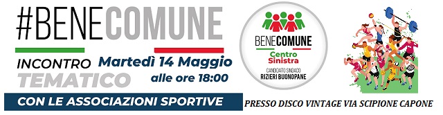 14 05 2019 Bene comune Associazioni sportive ORIZZ