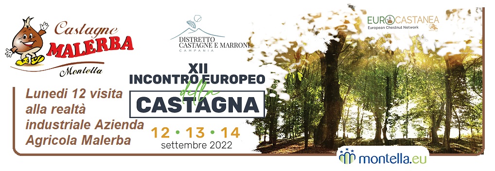 Castagna, da dodici Paesi del mondo a(Montella-Avellino) per l’evento internazionale Eurocastanea Italia 2022