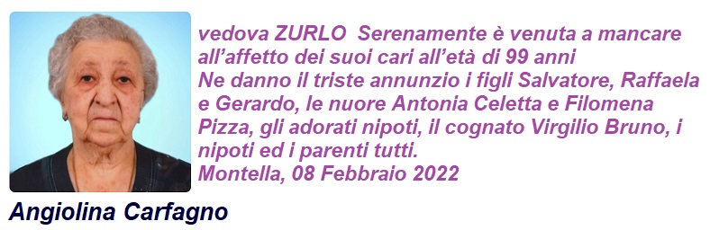 2022 02 08 Angiolina Carfagno