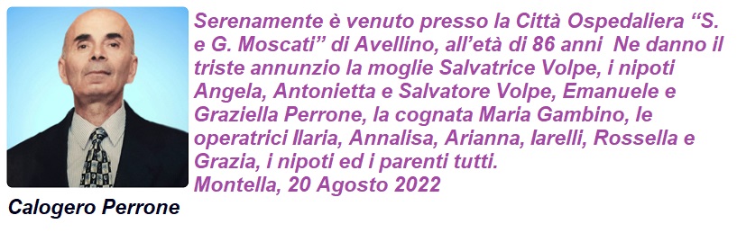 2022 08 22 Calogero Perrone