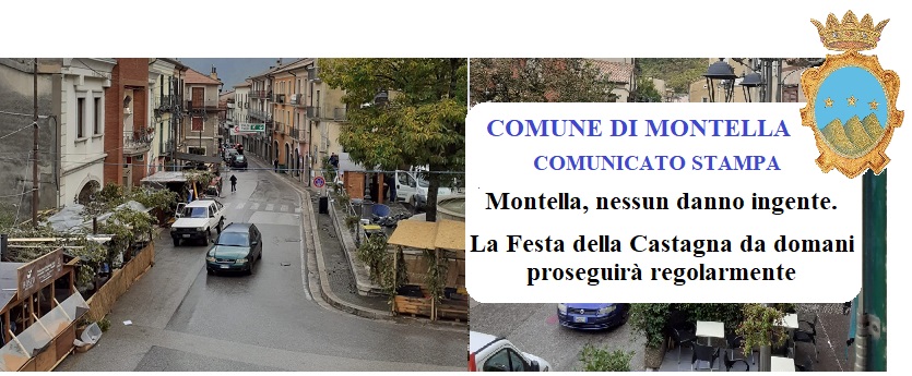 2022 11 04 Comunicato Comune Montella