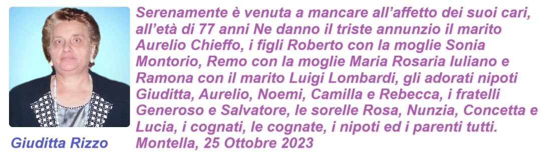 2023 10 25 Giuditta Rizzo