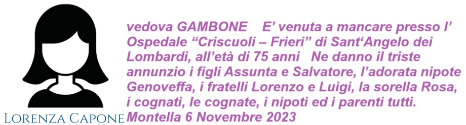 2023 11 06 Lorenza Capone