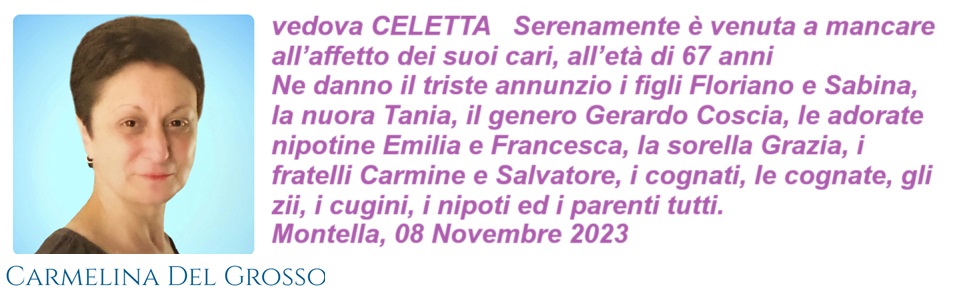 2023 11 08 Carmelina Del Grosso