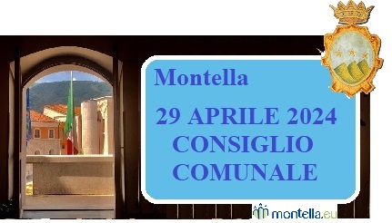 Consiglio Comunale Montella 29 aprile 2024 - Montella.eu