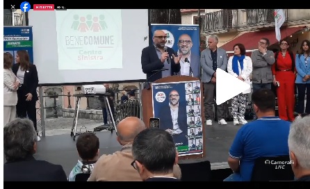 Diretta streaming Comizio Lista numero 1 BeneComune