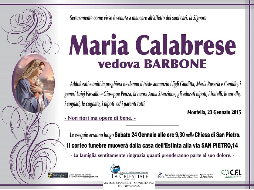 24 01 2015 CALABRESE MARIA