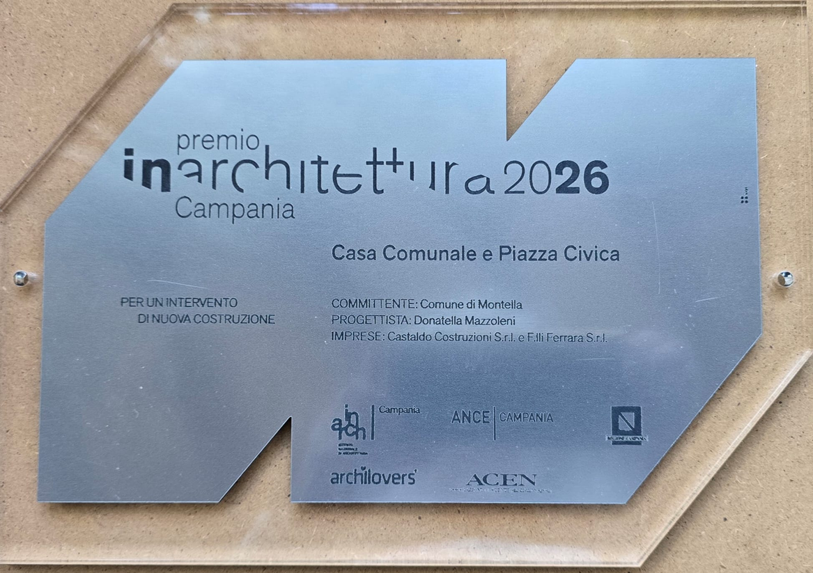 Premio inarchitettura 2026 Montella